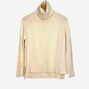 Michael Stars cream turtleneck sweater size XS